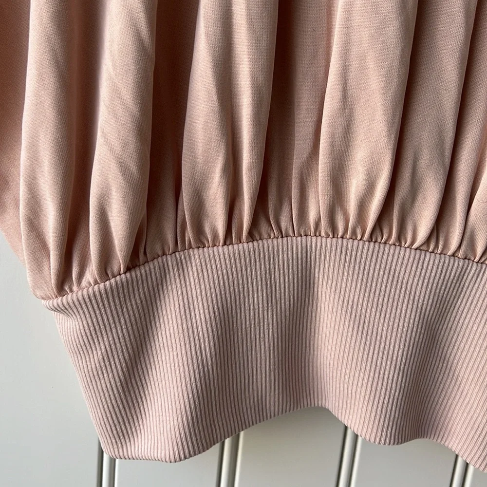 BCBGMAXAZRIA Pink Wrap Top Size Medium - Picture 11 of 12